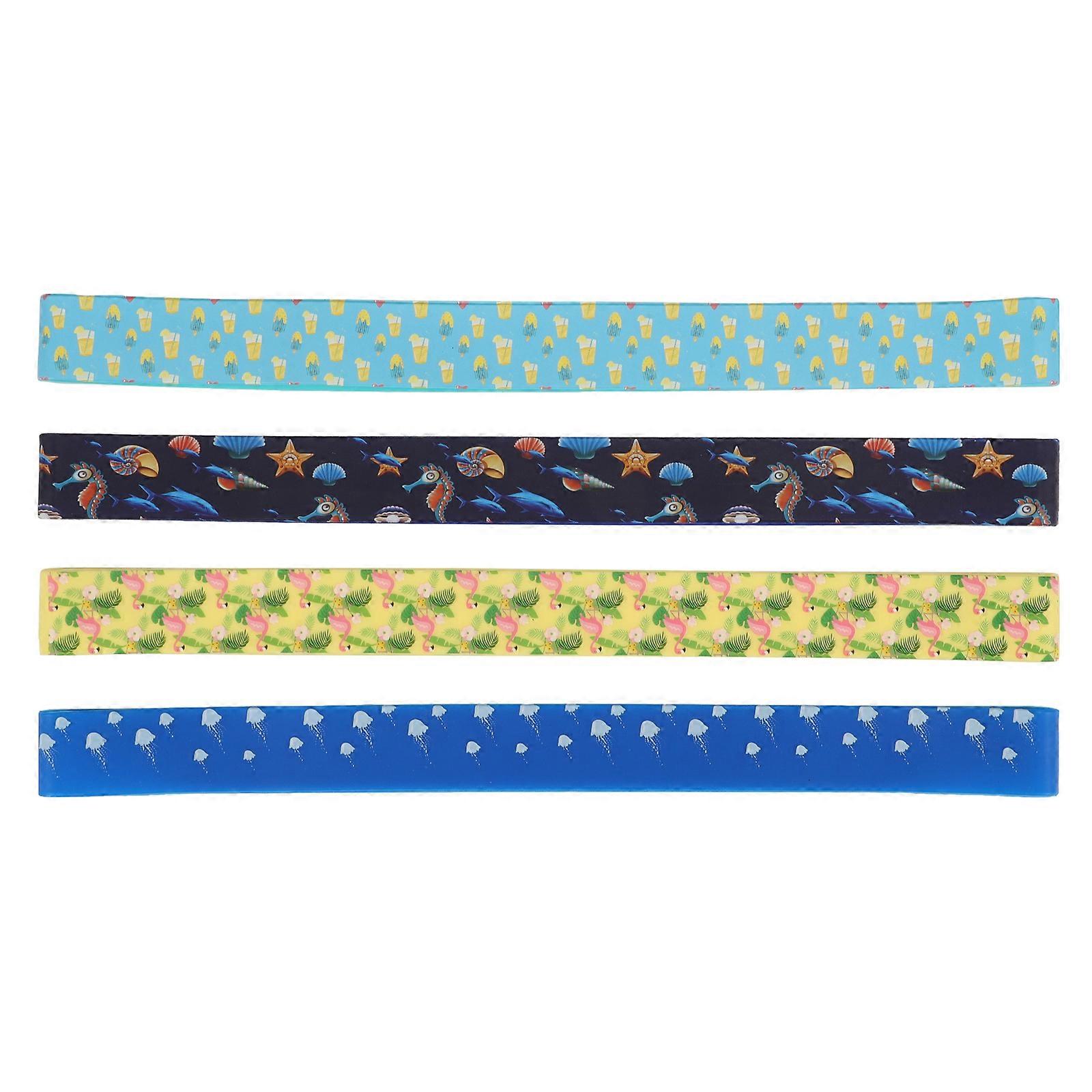 4pcs Beach Towel Bands Lounge Cruise Beach Chair Towel Strap Holders Towel Fixing Band