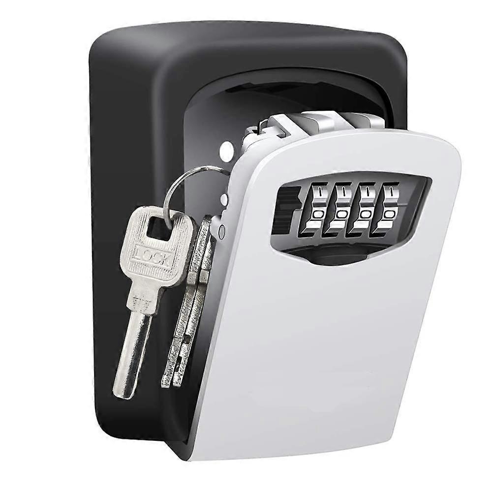 Key Safe with 4-Digit Code, Combination Storage Lock Box , Replacement House Keys
