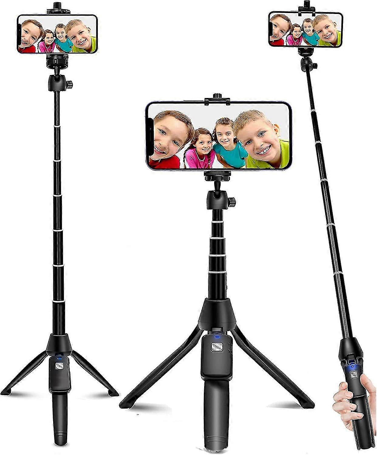40 Inch Extendable Tripod,phone Tripod With Wireless Remote Shutter,group Self