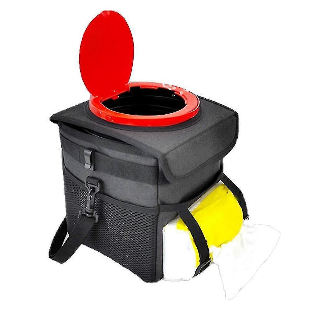 Portable Foldable Car Trash Can Waterproof Trash Bin Multifunction Car Bin Back Garbage Dump Auto O