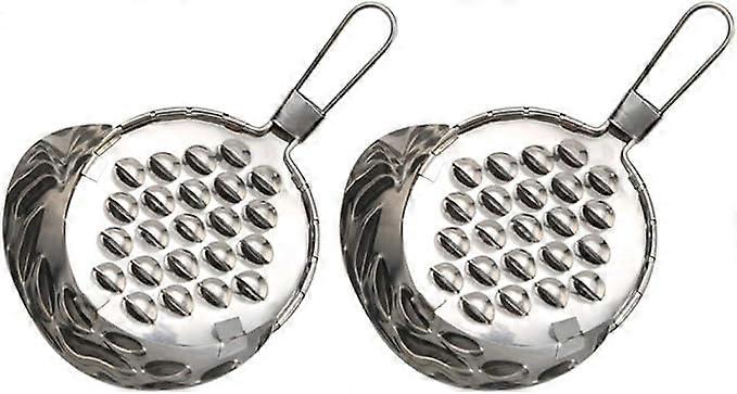 2pcs Bean Jelly Scraper Stainless Steel Spaetzle Maker Spaetzle Noodle Dumpling Maker Cheese Butter Grater Kitchen Tools