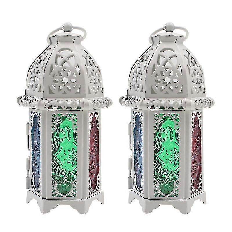 2pcs Kerzenhalter Laterne