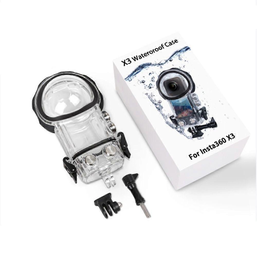 Sports Camera Dive Case Waterproof Housing Protective Case Underwater 40M Cover for Insta360 X3 Action Camera