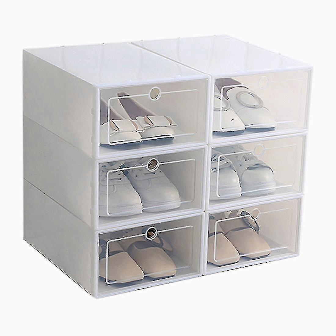 6-piece C Shoe Box, Transparent Shoe Stora
