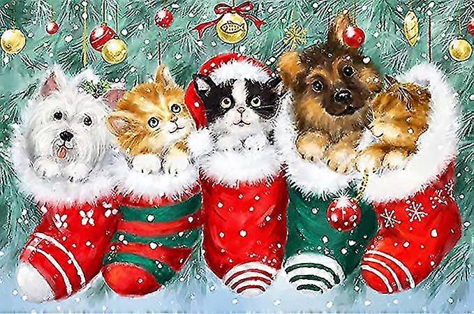 Christmas Diamond Painting Kits,winter Diamond Art Kit For Adults,red Truck 22d Paint With Diamond Full Drill For Parents-children Interrction,wall De