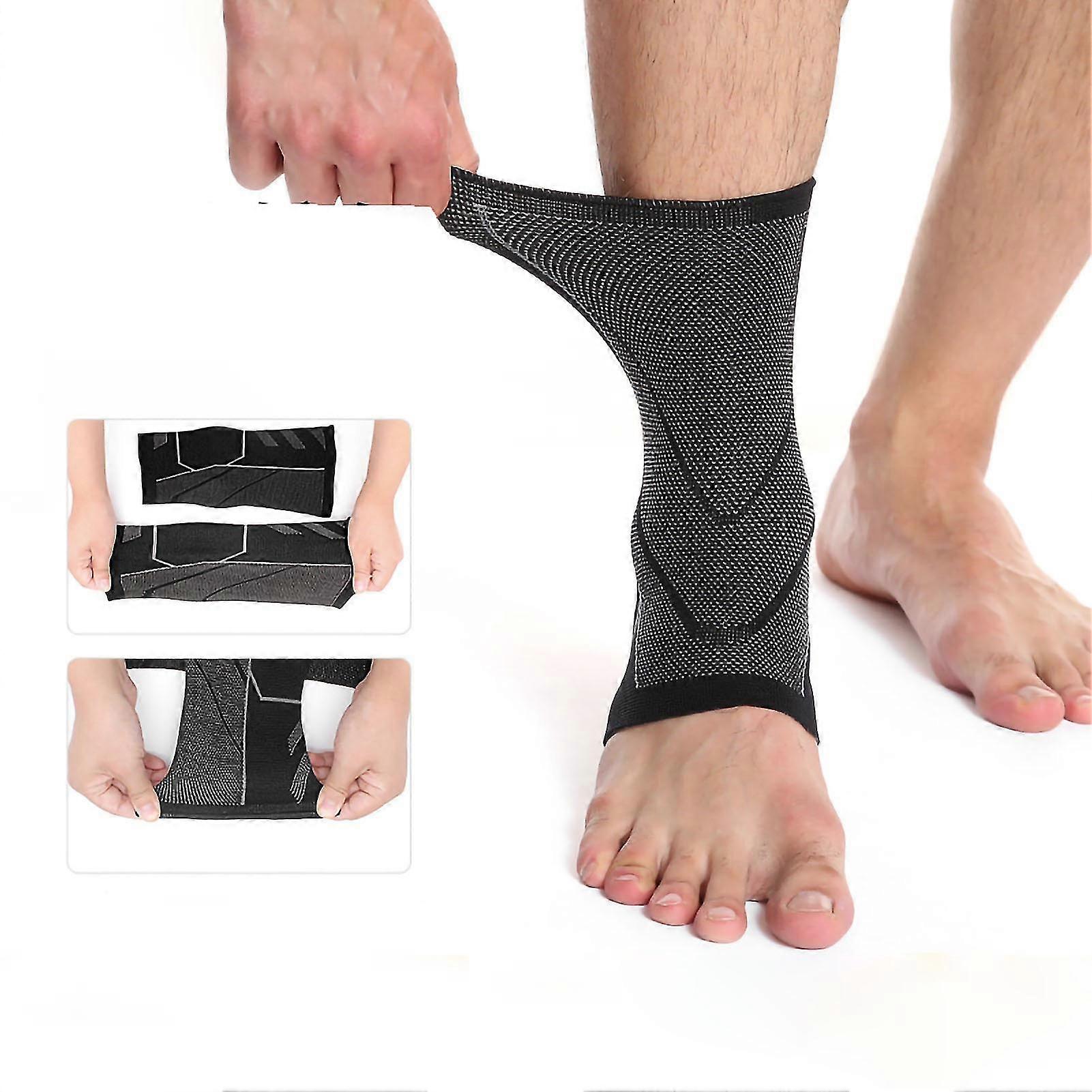 XL Elastic Compression Ankle Brace for Achilles Tendon Support