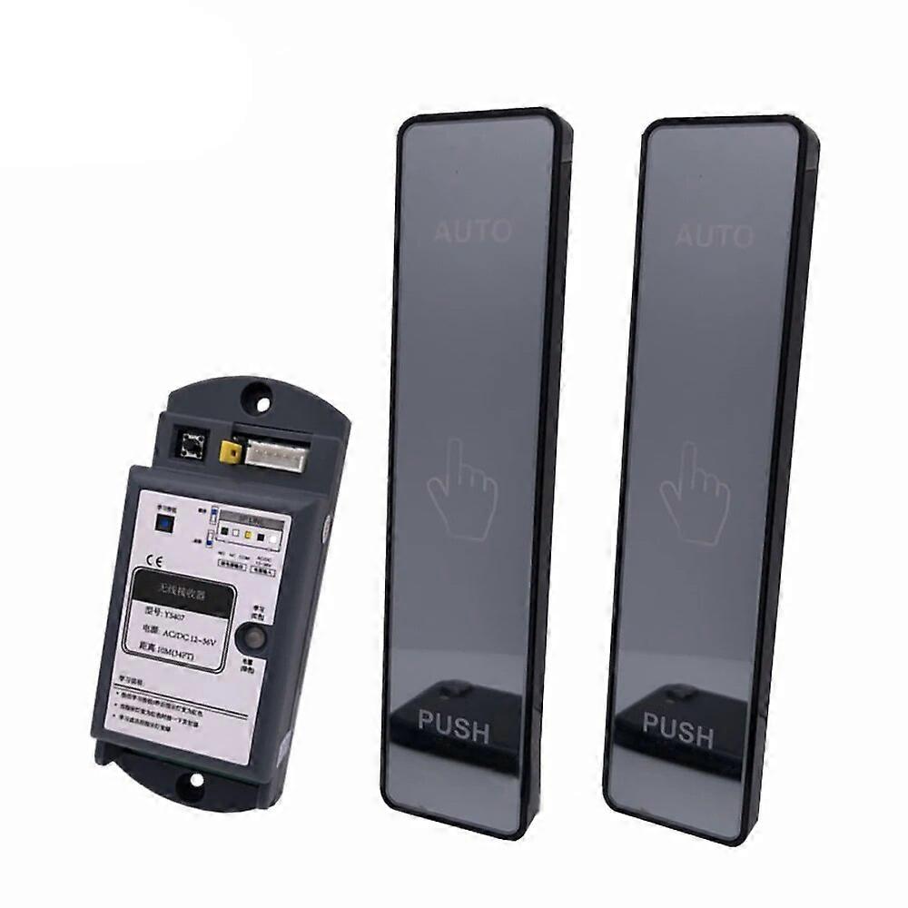 Automatic Door Wireless Remote Control Door Exit Switch Access Control Panel Induction Door Touch Wireless Hand Press Switch