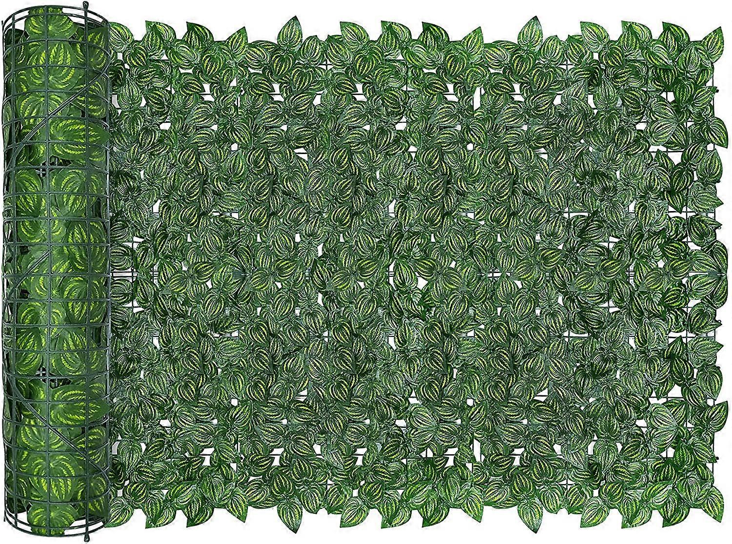 Artificial Ivy Hedge Privacy Screen, 100*300cm Ivy Privacy Screen, Balcony Privacy Screen Ivy Privacy Screen Balcony Leaf Privacy Screen Artificial He