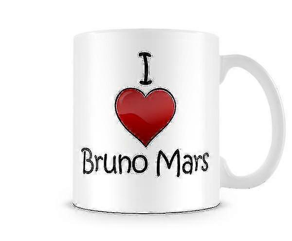 I Love Bruno Mars Printed Mug
