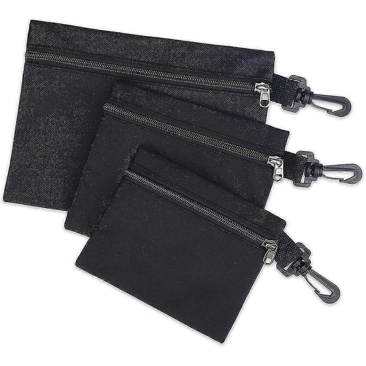 3-piece Hardware Tool Storage Bag Zipper Tool Bag Storage Tool Bag--