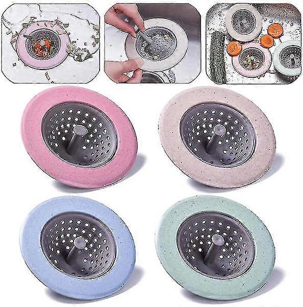 4 Drain Stopper Strainer Drain Strainer Kitchen Sink Stopper Strainer