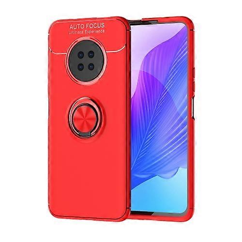 For Huawei Enjoy 20 Plus Metal Ring Holder 360 Degree Rotating TPU Case