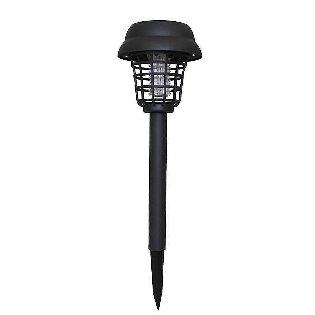 Solar Powered Led Light Mosquito Pest Bug Zapper Insect Lamp Garden