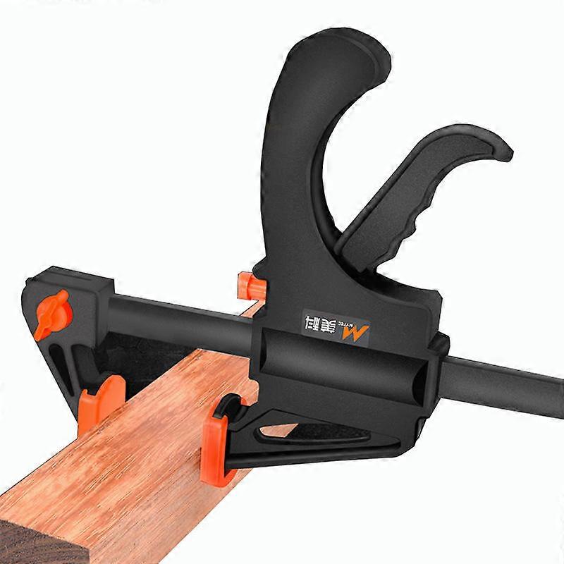 Woodworking F Clamp Clip Quick Ratchet Release Speed Squeeze Work Bar Kit Spreader Gadget Tools