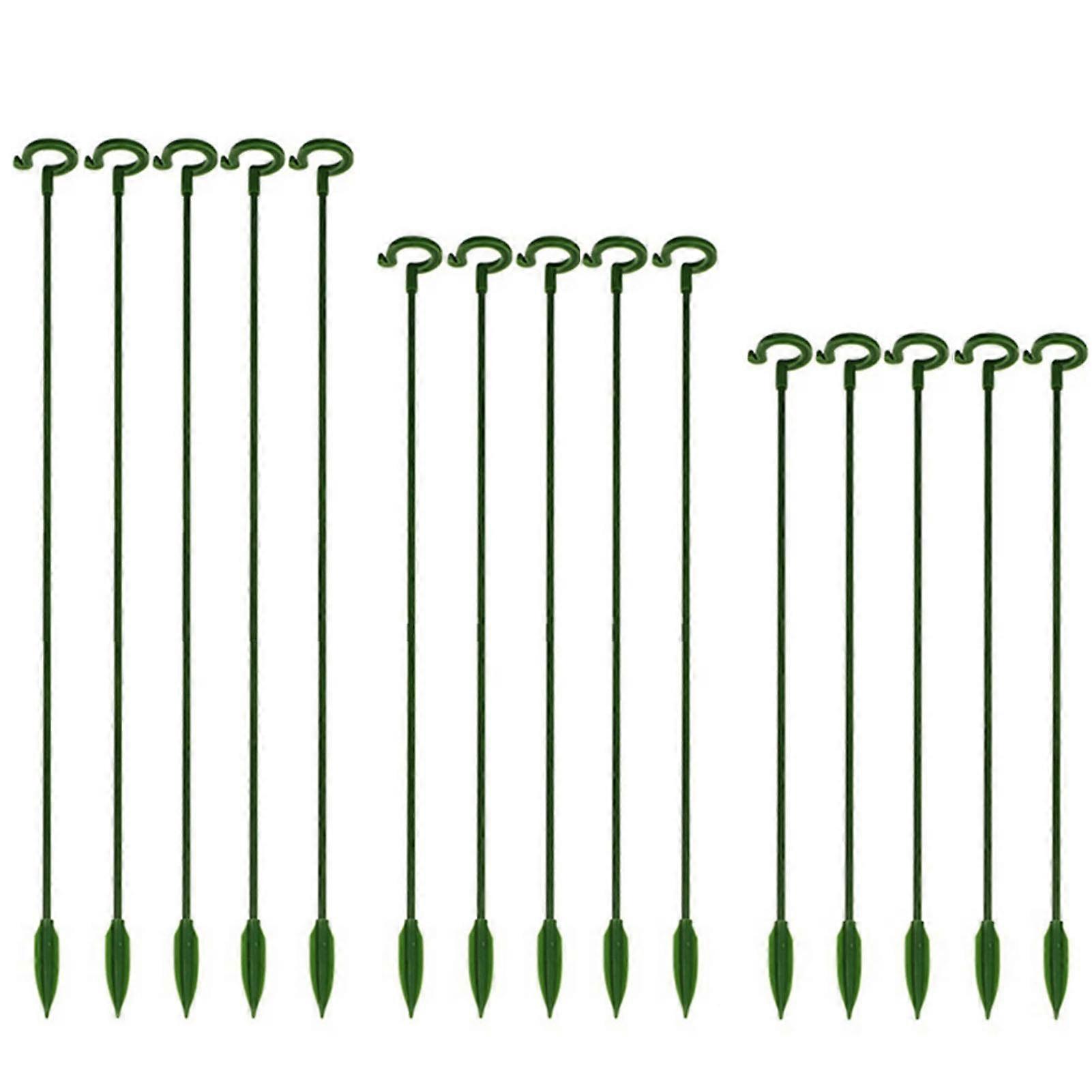 Plants Support Stake Fiberglass Garden Single Stem Support Ring for Plant Flower