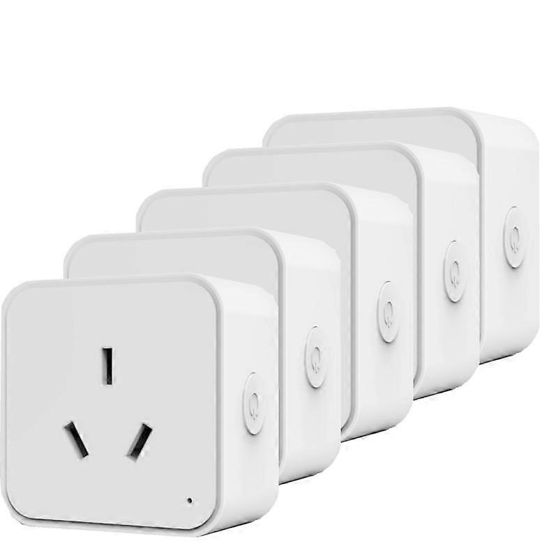 5 piezas de WiFi / Zigbee Smart Socket Enchufe AU inteligente