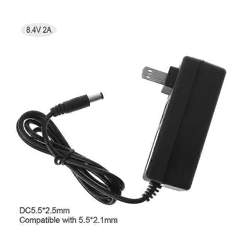 Battery Charger 8.4v Dc 2a Intelligent Lithium Li-on Power Adapter Eu Us Plug Transformer Full Stop Automatically