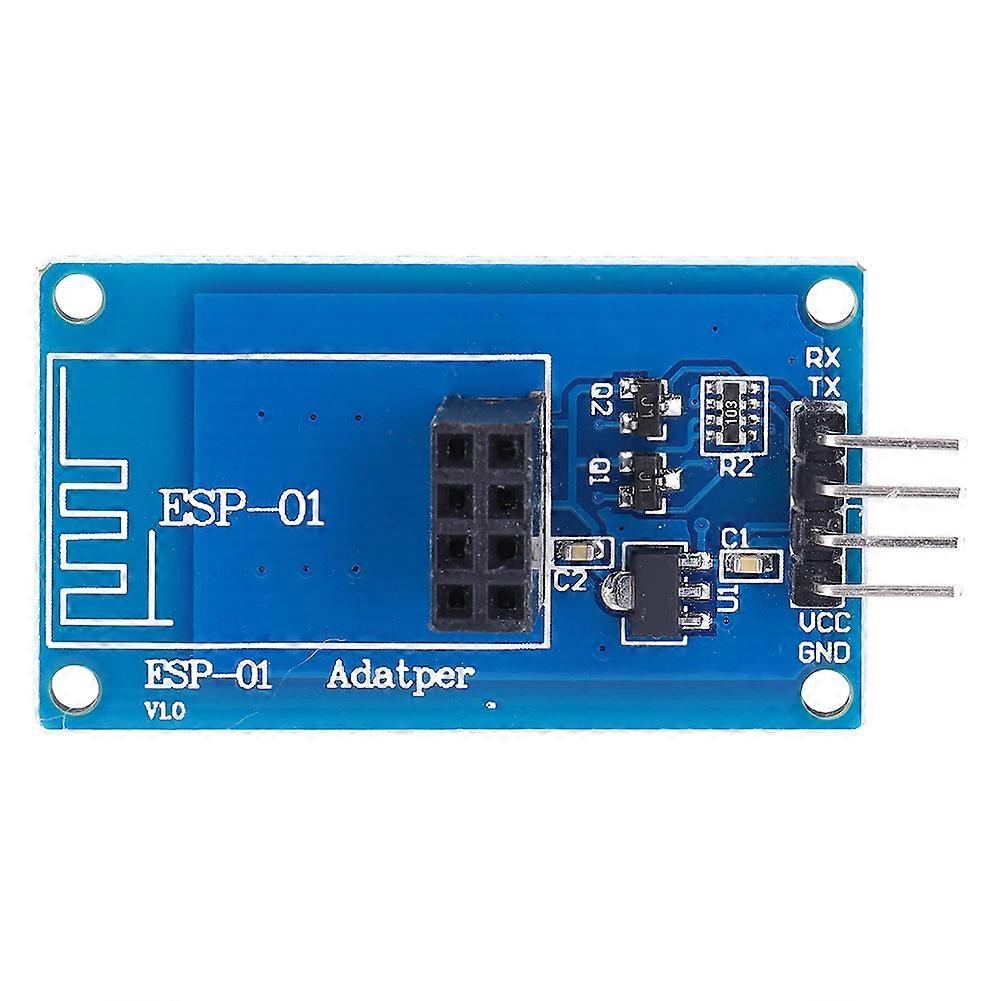 2Pcs Set ESP8266 Wifi Wireless ESP-01 Adapter Module 3.3V5V Transparent Pass Through Module