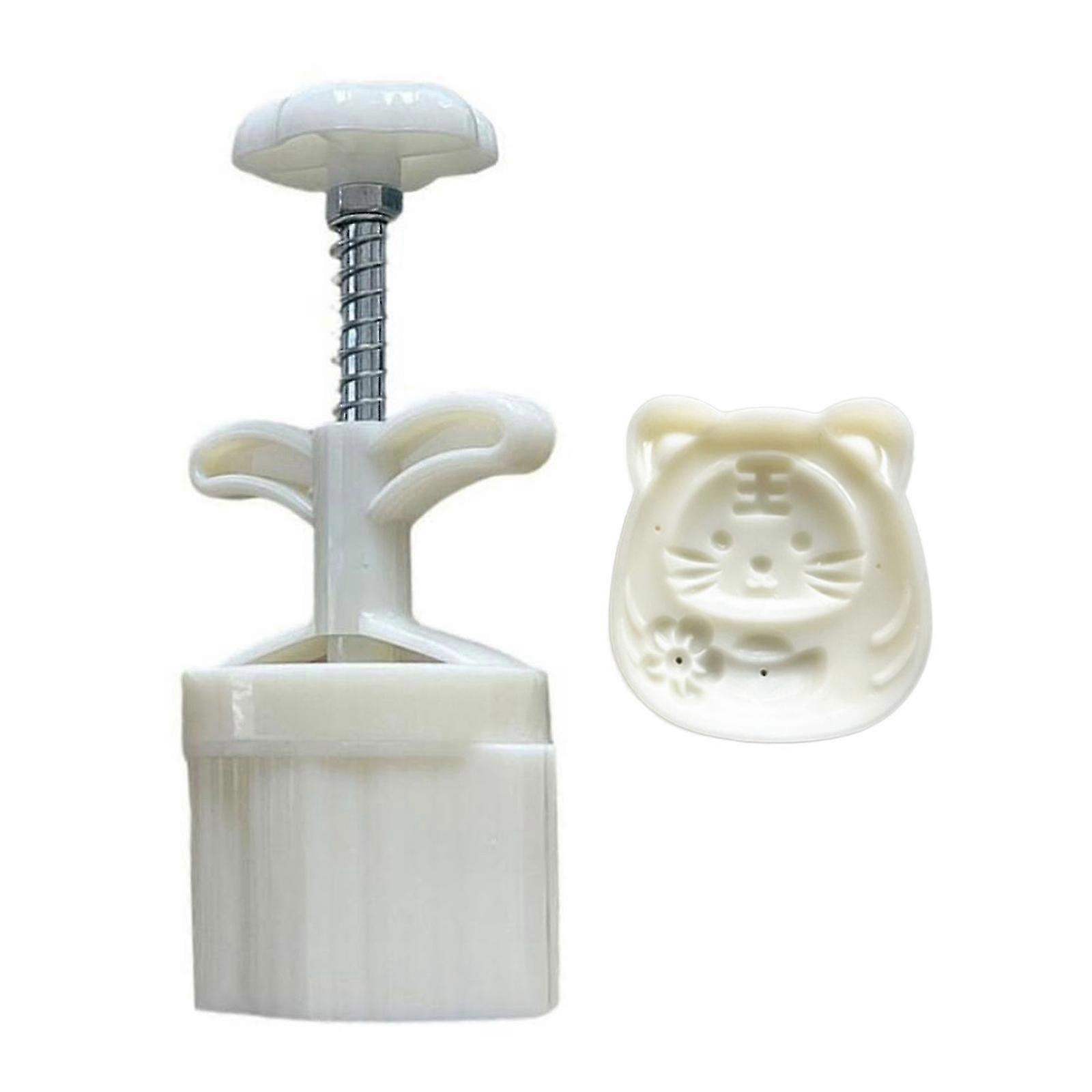 Mooncake Stamps Mooncake Moulds Tiger Shaped Plastic Material Baking Accessories