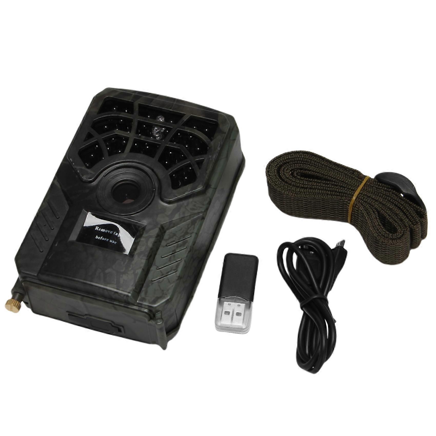PR300C Hunting Camera 12MP 120 Degrees Sensor Wide Angle Infrared Night Vision Wildlife Trail Therm