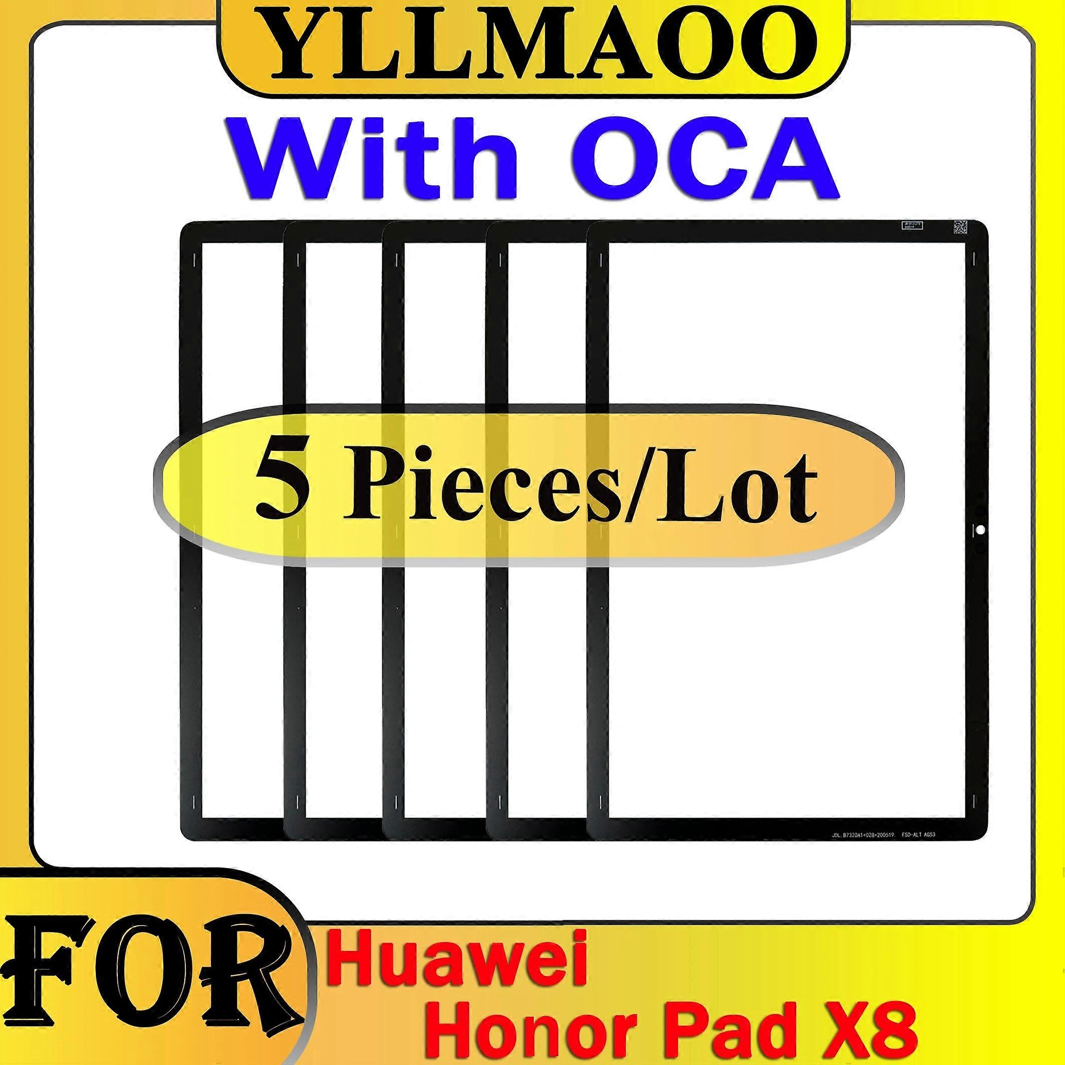 3/5/10 PCS Screen With OCA For HUAWEI MatePad AGM3-W09 For Honor Pad X8 AGM3-AL09HN AGM3-W09HN Touch Front Outer Lens Glass