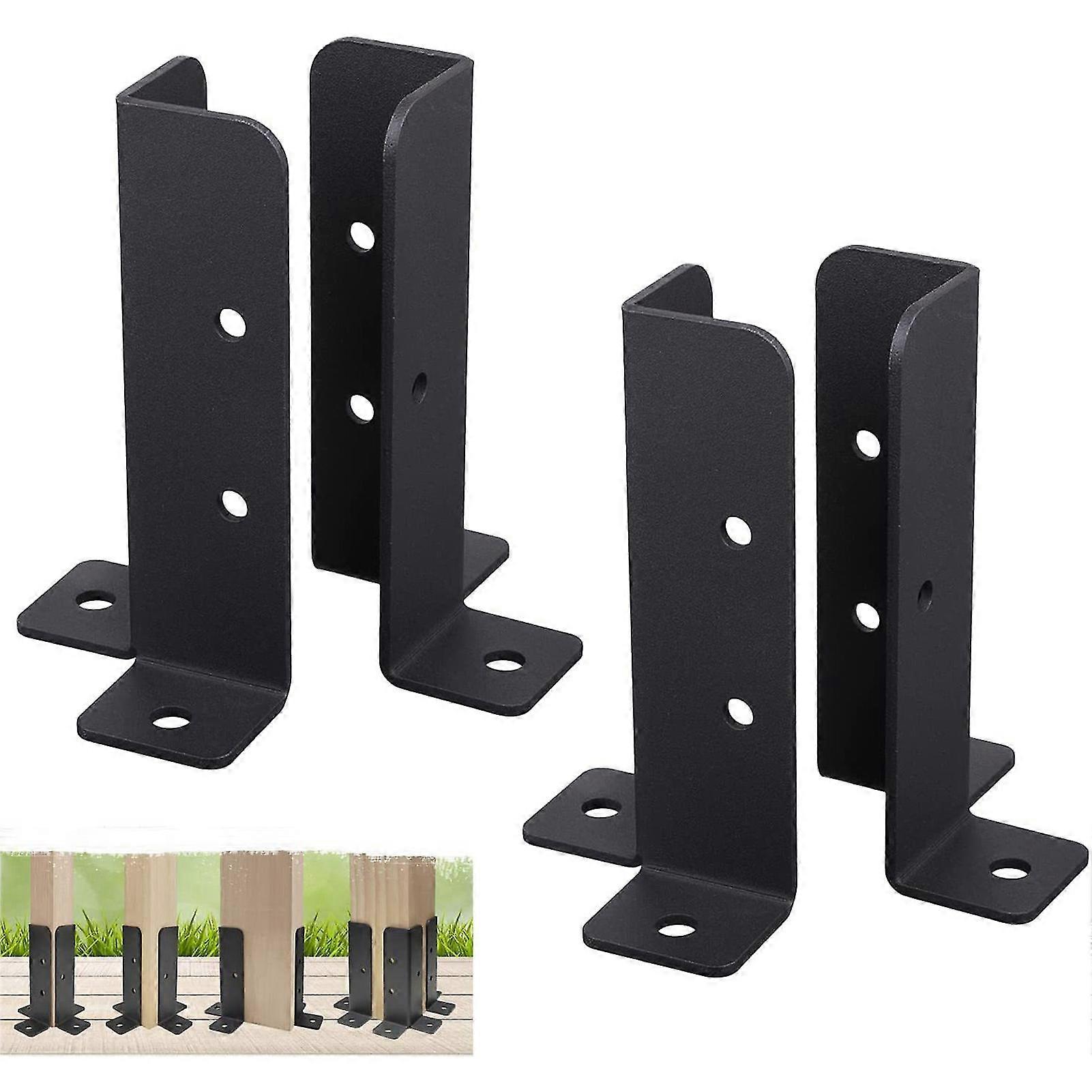 Wood Fence Pergola Post Base Brackets Sturdy Easy Installation Brackets For Pergola Railing Mailbox