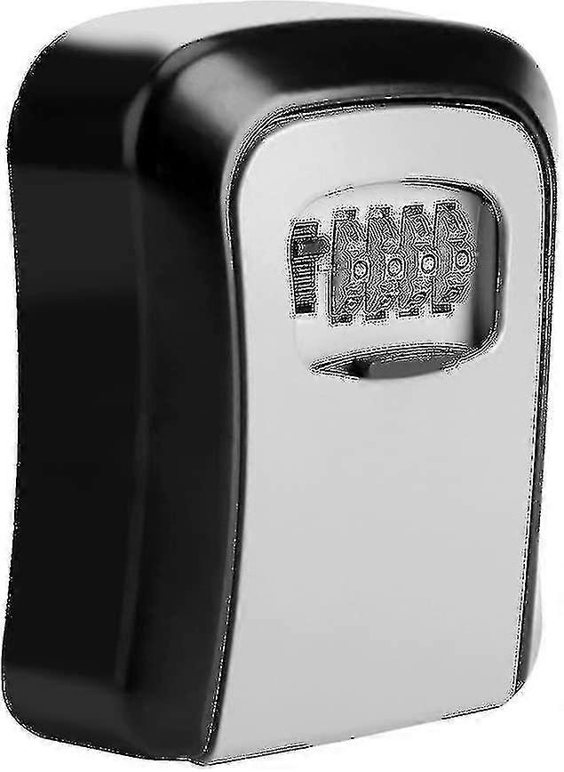 Key Lock Box 4 Digit Combination Wall Mount Key Safe Security Storage Box For Sharing Keys Securely