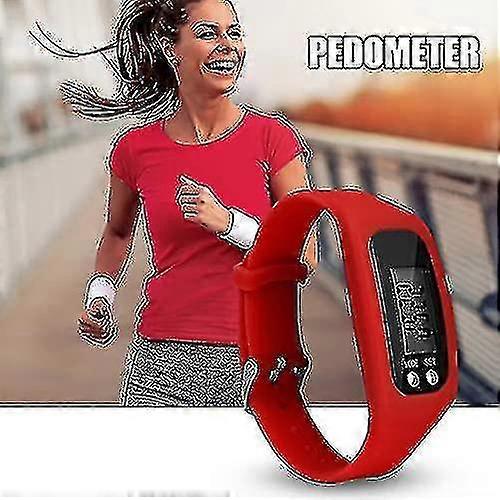 Pedometer Watch With Lcd Display Walking Fitness Tracker Wrist Band Digital Step Counter,fitness Tracker Watch