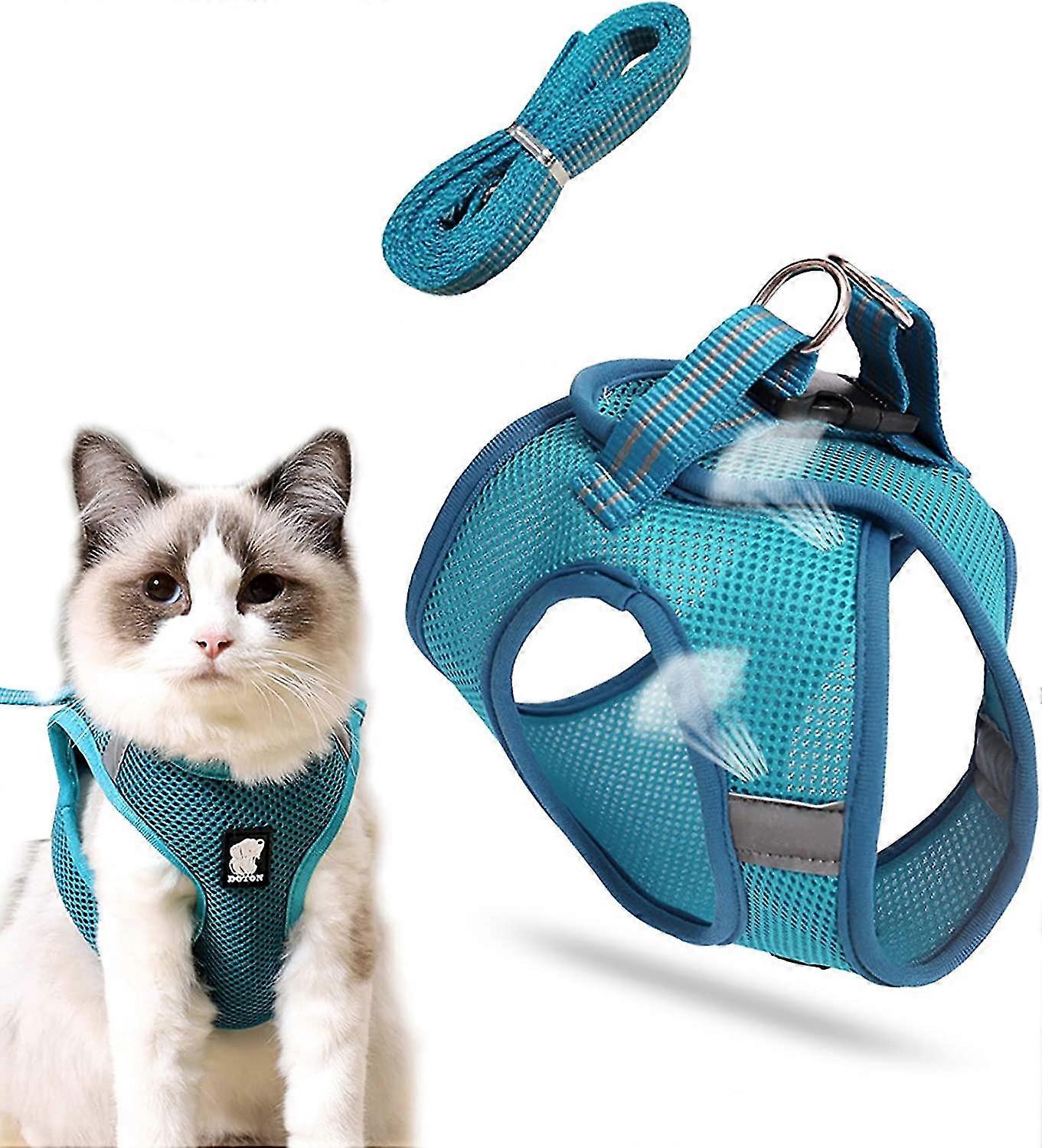 Cat Leash With Harness For Cats Outdoor Walking
