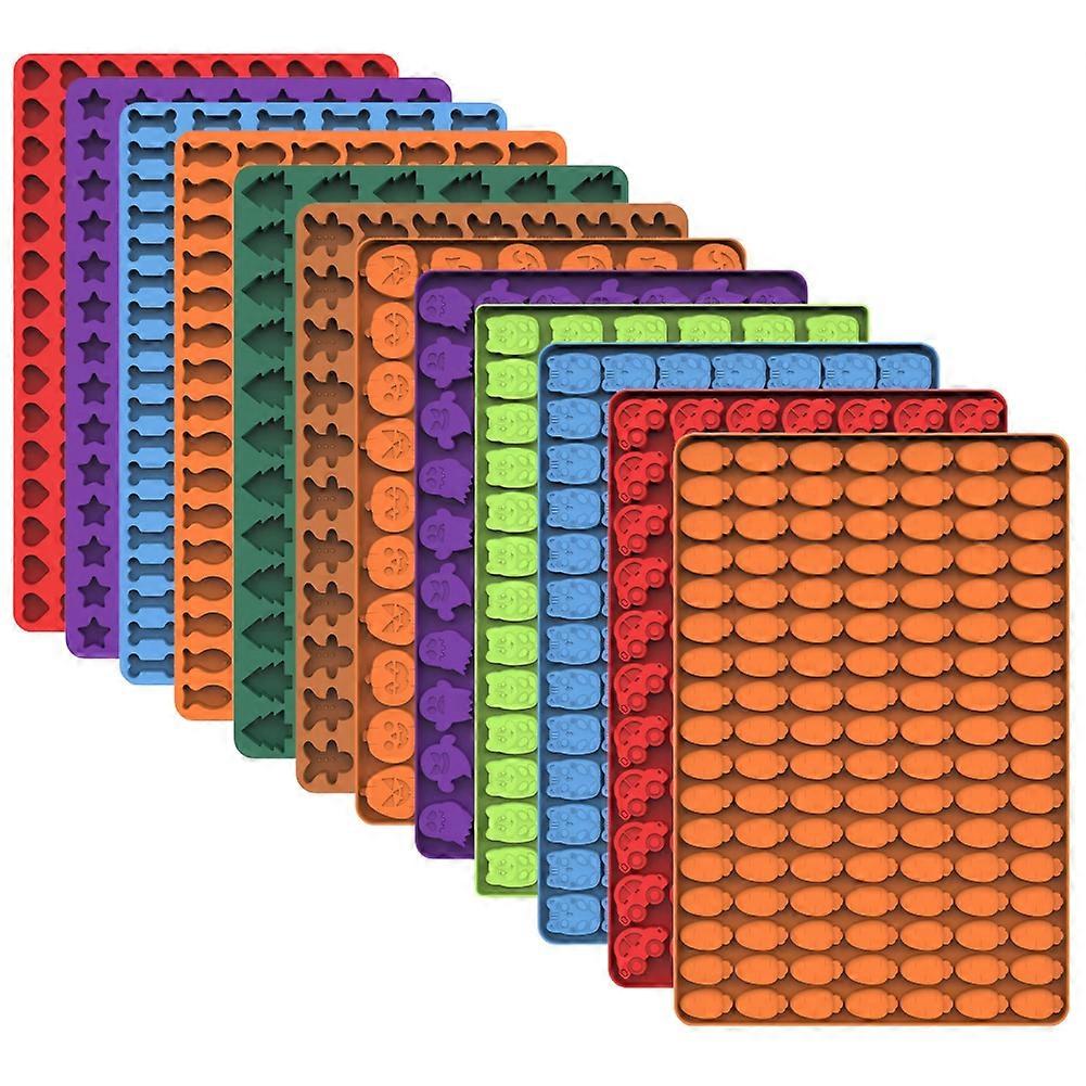 Heart Shapes Silicone Baking Mould Mini Pentagonal Fish Dog Bone Chocolate Mold Baking Mat Biscuit Snack Bakeware Lot