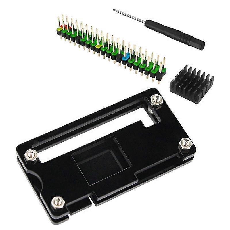 Acrylic for Case + Pin Header Screwdriver Passive Cooling Enclouse for Raspberry