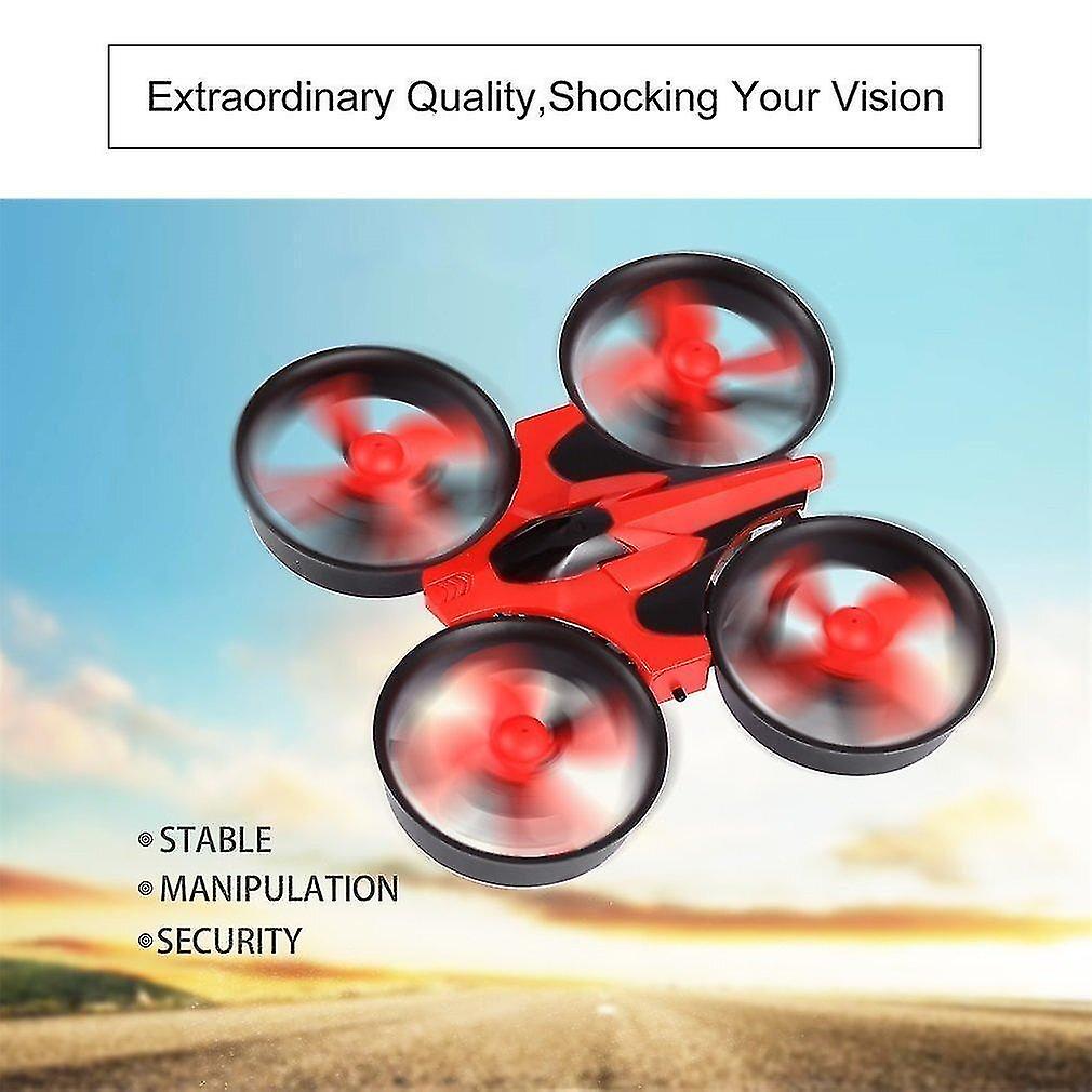 Remote control helicopters red mini ufo quadcopter drone led lights drones headless mode quadcopter