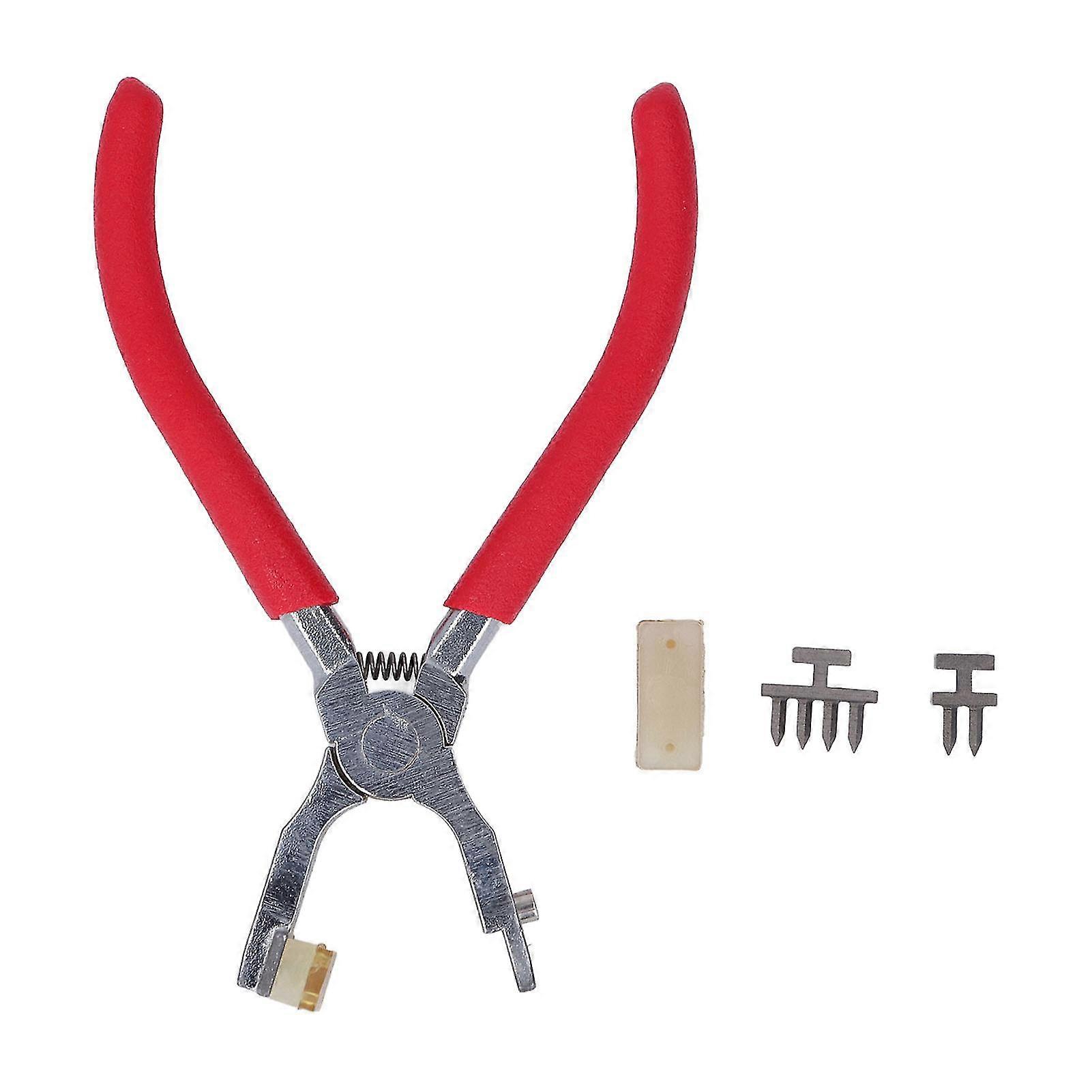 Leather Hole Punch Tool with 2 Teeth and 4 Teeth Replacement Head