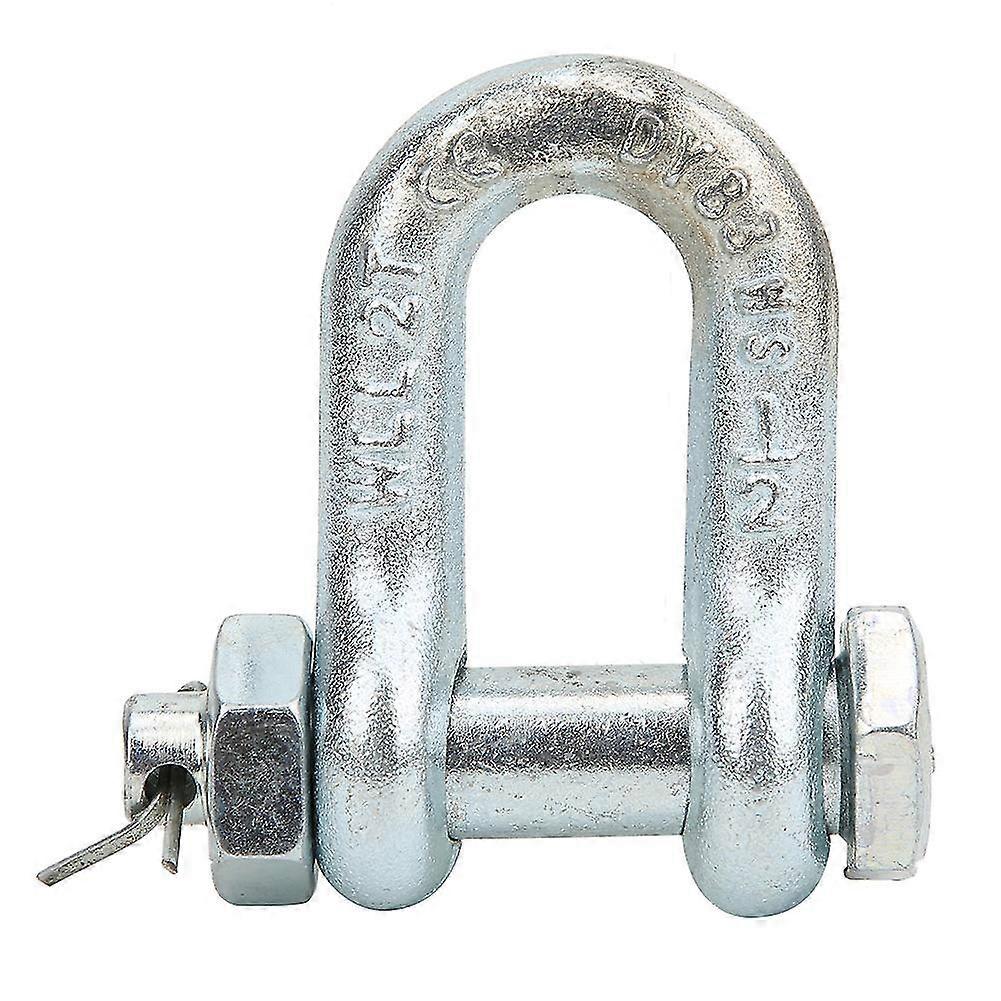 2-Pack of Heavy Duty Galvanized Bow Type Anchor Shackles - 2T