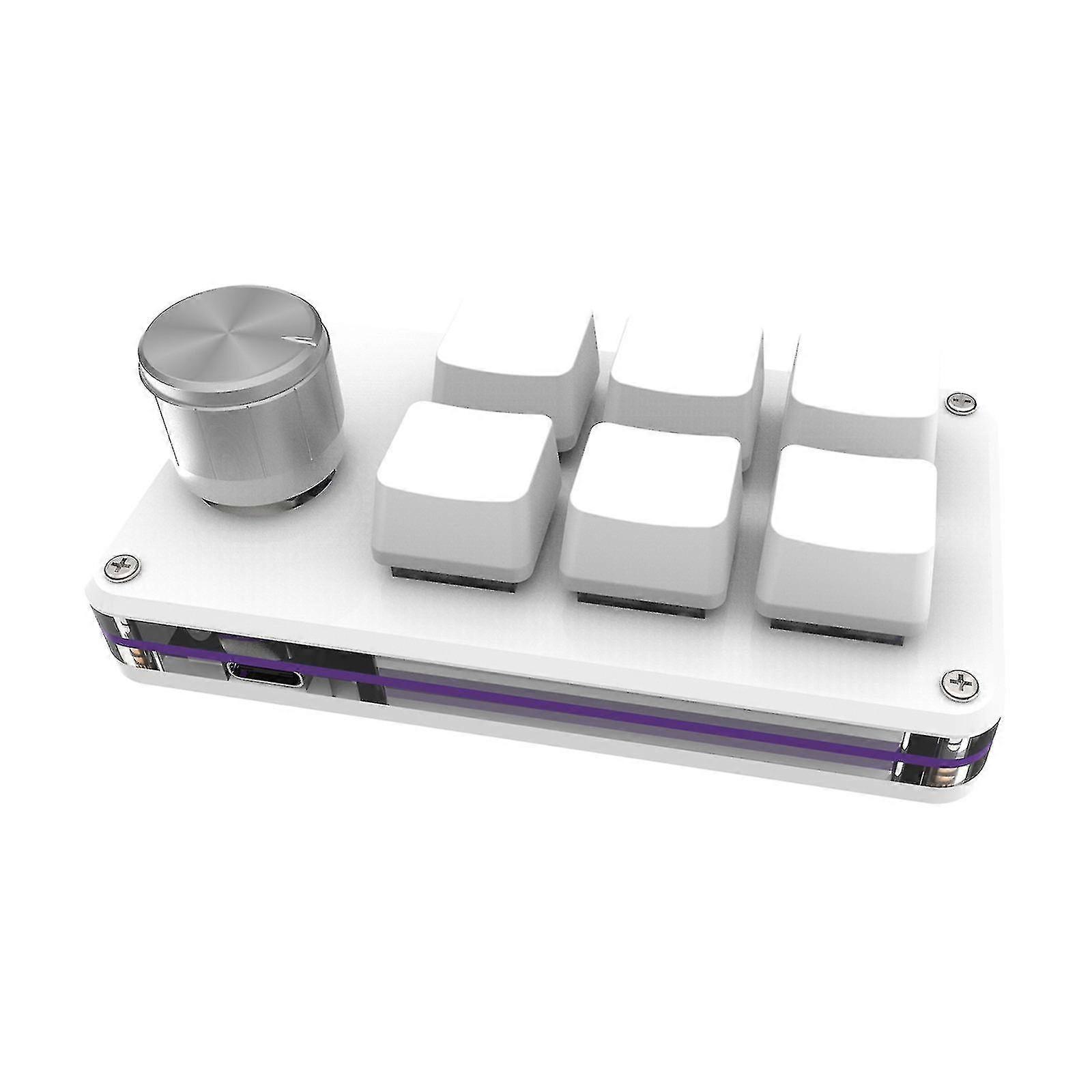 Black Friday Boxing Day 6-key Custom Keypad Customized Keypad Copy And Paste E-sports Osu Game Mini Mechanical Keyboard Without Rgb Lights