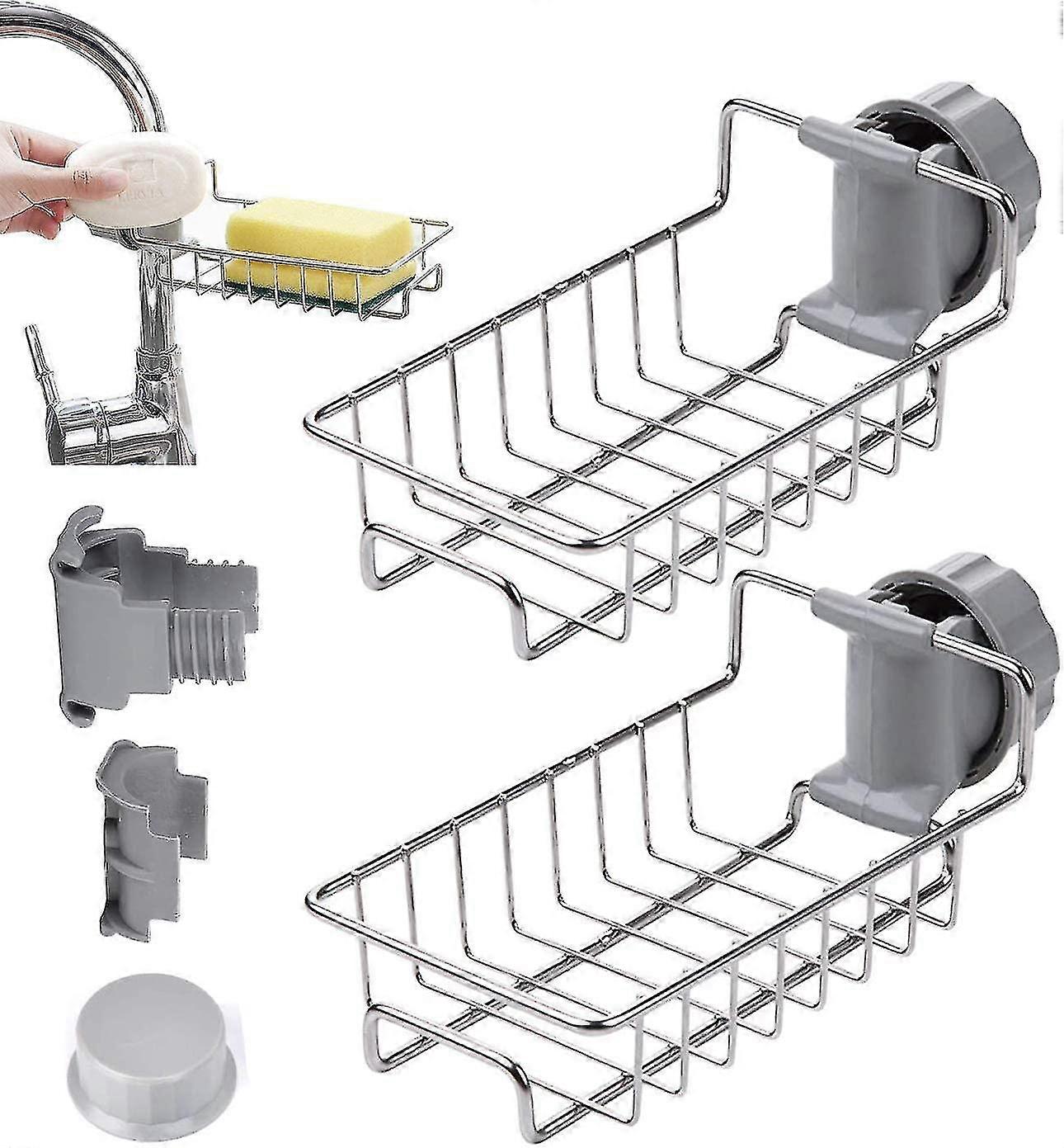 2Er-Pack Schwammhalter Fr Kchenarmaturen, Schwammhalter Fr Kchenarmaturen, Schwammhalter Fr Waschbecken, Organisieren Von Geschenken