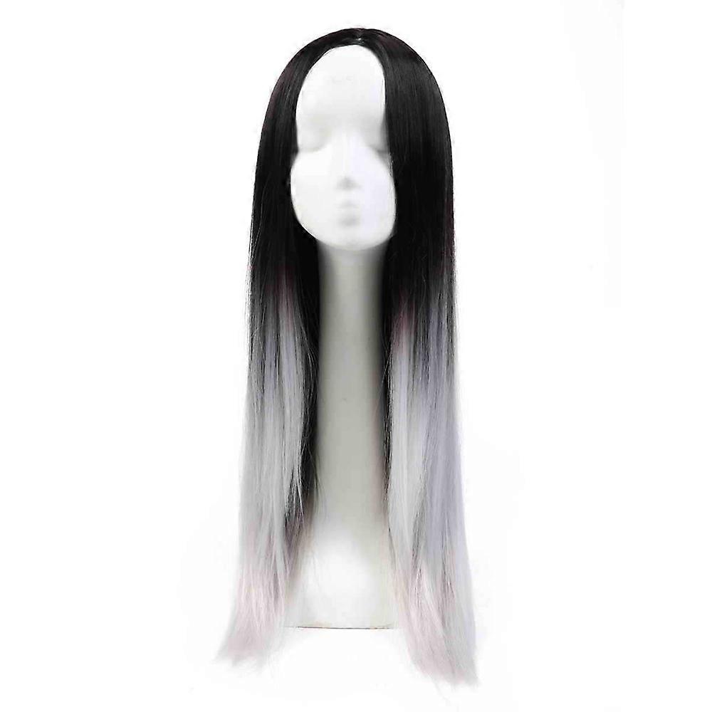 Gradient Ramp Cap Two Colors Synthetic Wig
