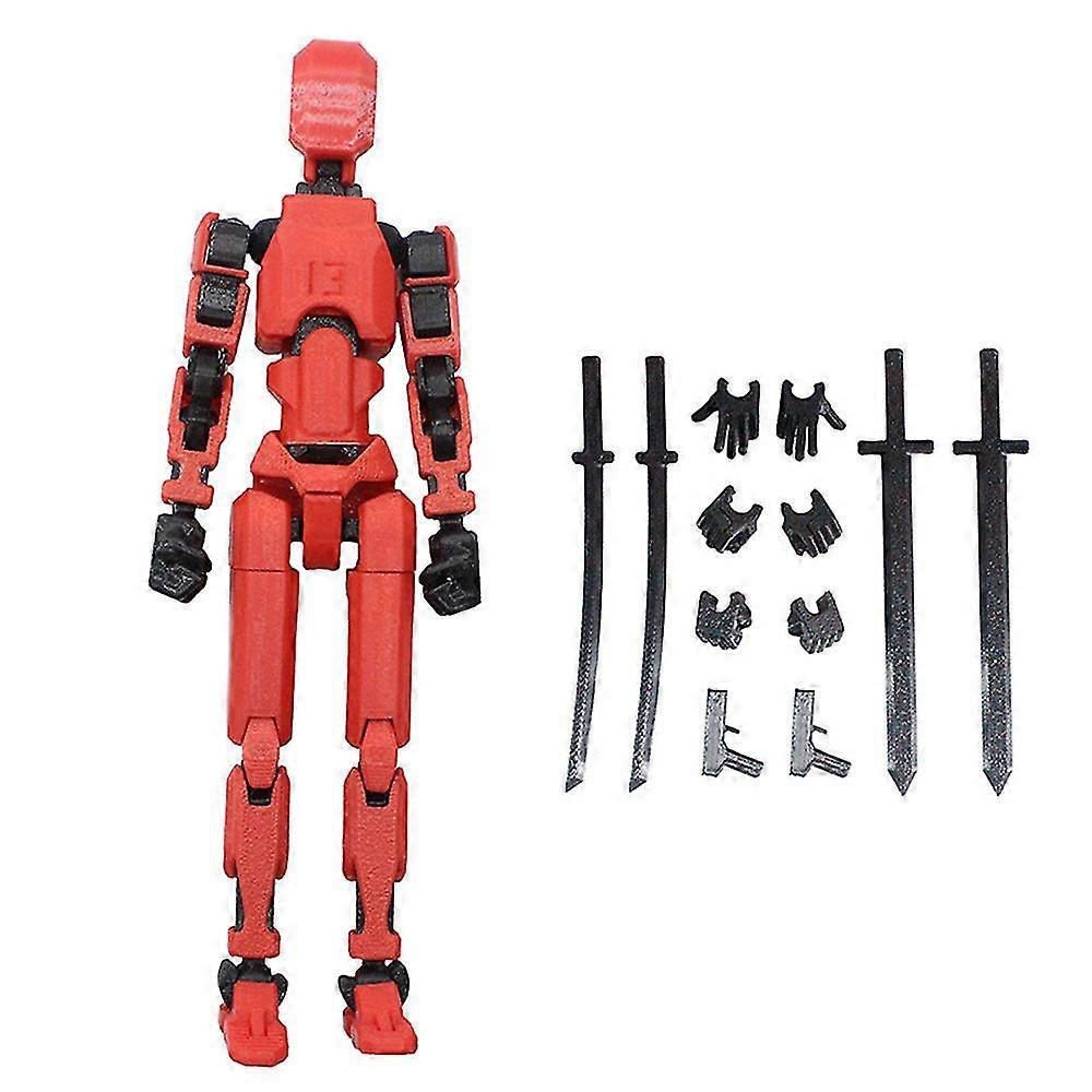 T13 Action Figure Titan 13 Action Figure Robot Action Figure3D Printed Action-yezi