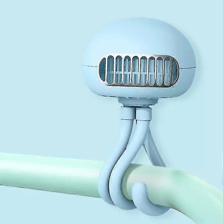 2000/4000ma Leafless Multifunctional Mute Portable Cordless Usb Rechargeable Handheld Jellyfish Stroller Portable Fan