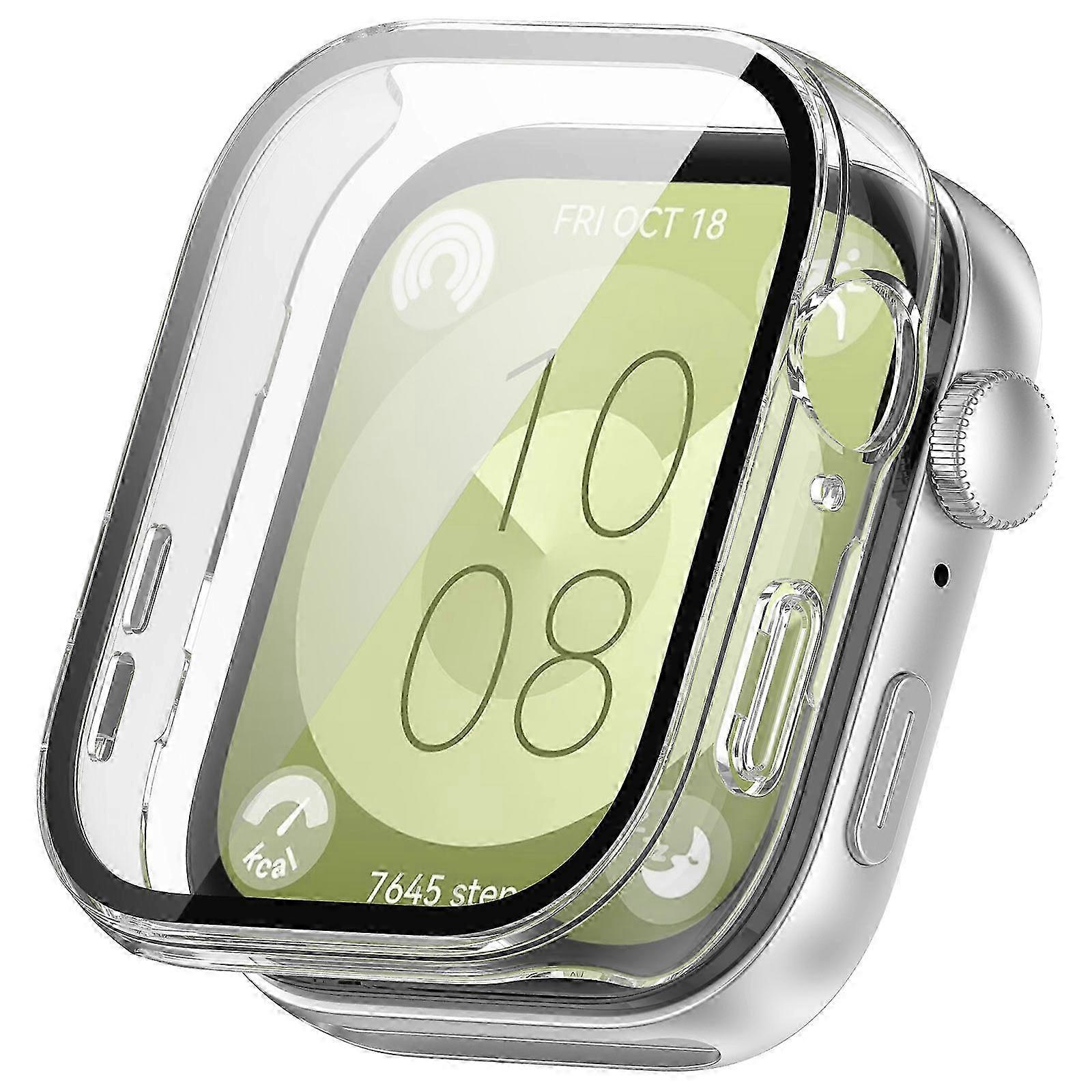 适用于华为 Watch Fit 3 表壳 PC 框架带钢化玻璃屏幕保护膜 p20241126304