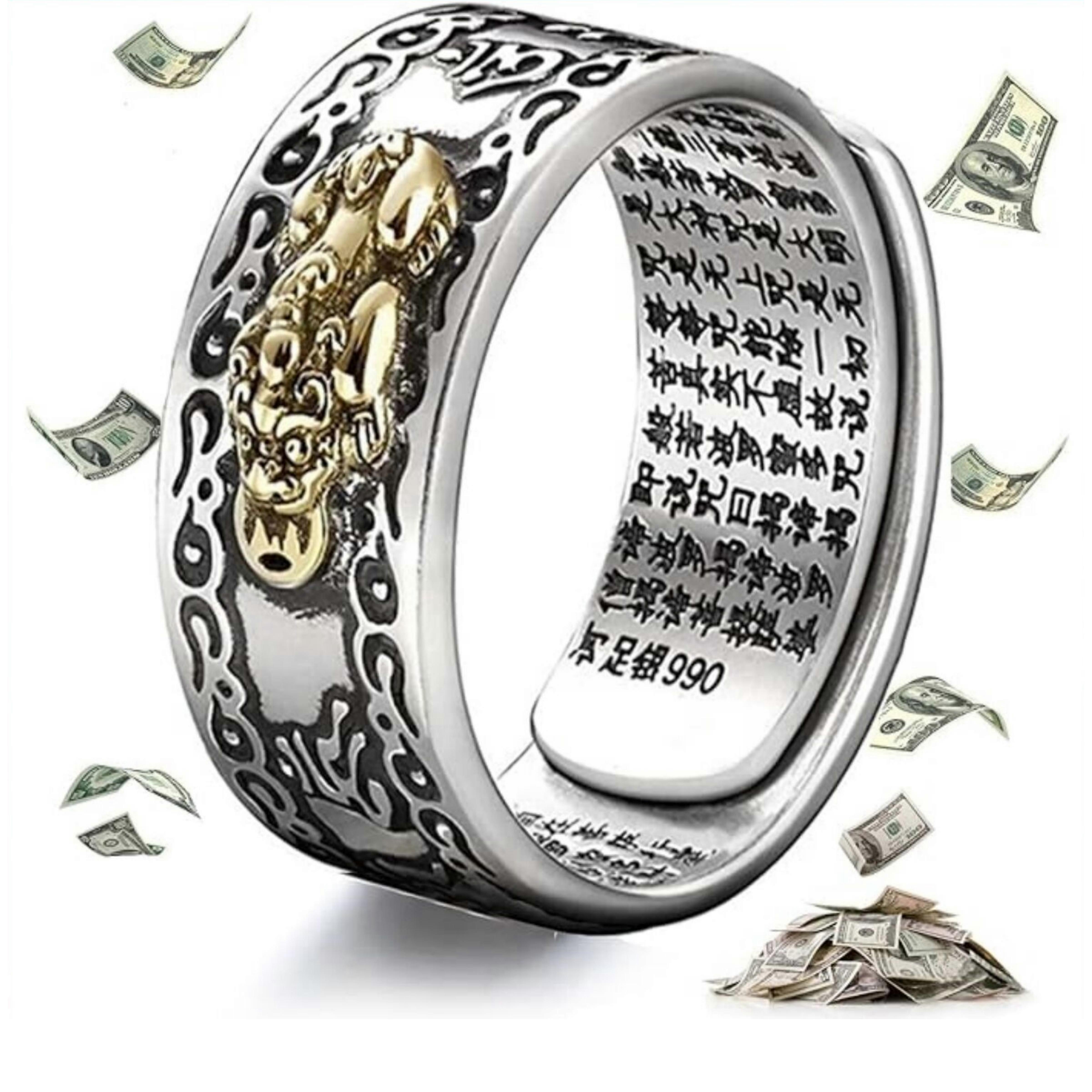 Ornament Ring Ring Retro Men's Durable Adjustable Creative Accessories