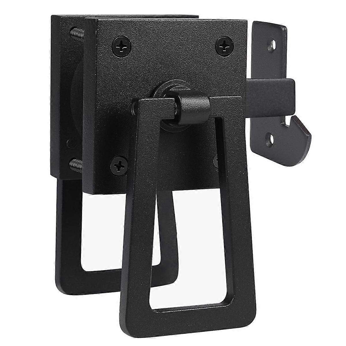 Heavy Duty Gate Latch, Double Side Gate Latches, Matte Black Fence Latch, Garden Door Latch, Pool G