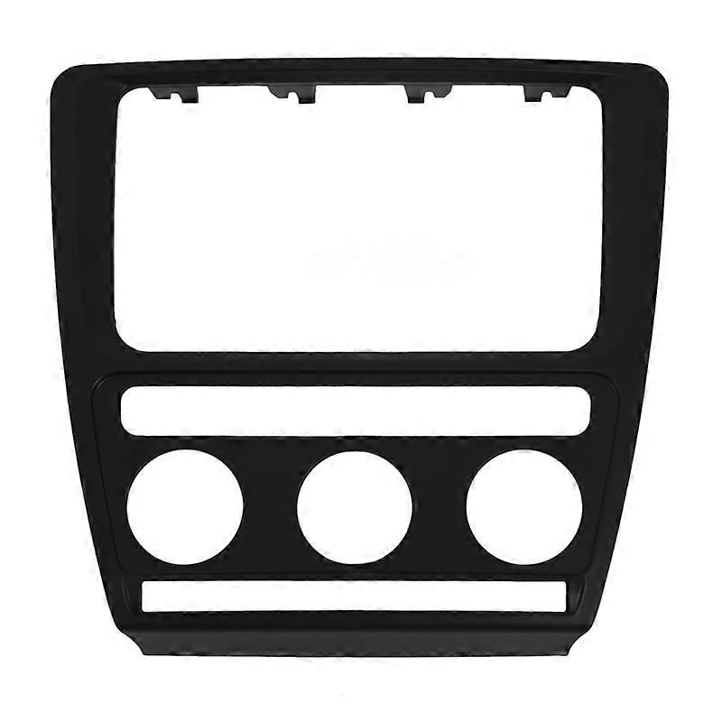 for Skoda Octavia (Automatic Aircon) 2004-2010 Radio Panel Dash Fascia Plate Frame Adio Dvd Stereo Cd Panel