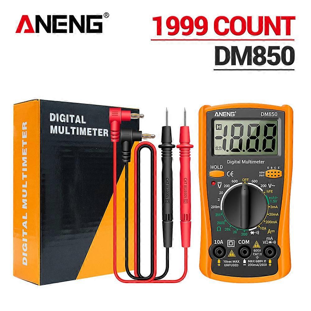 ANENG DM850 Digital Multimeter 1999 Counts Eletric Professional Automatic AC/DC Votage tester Current Ohm Ammeter Detector Tool