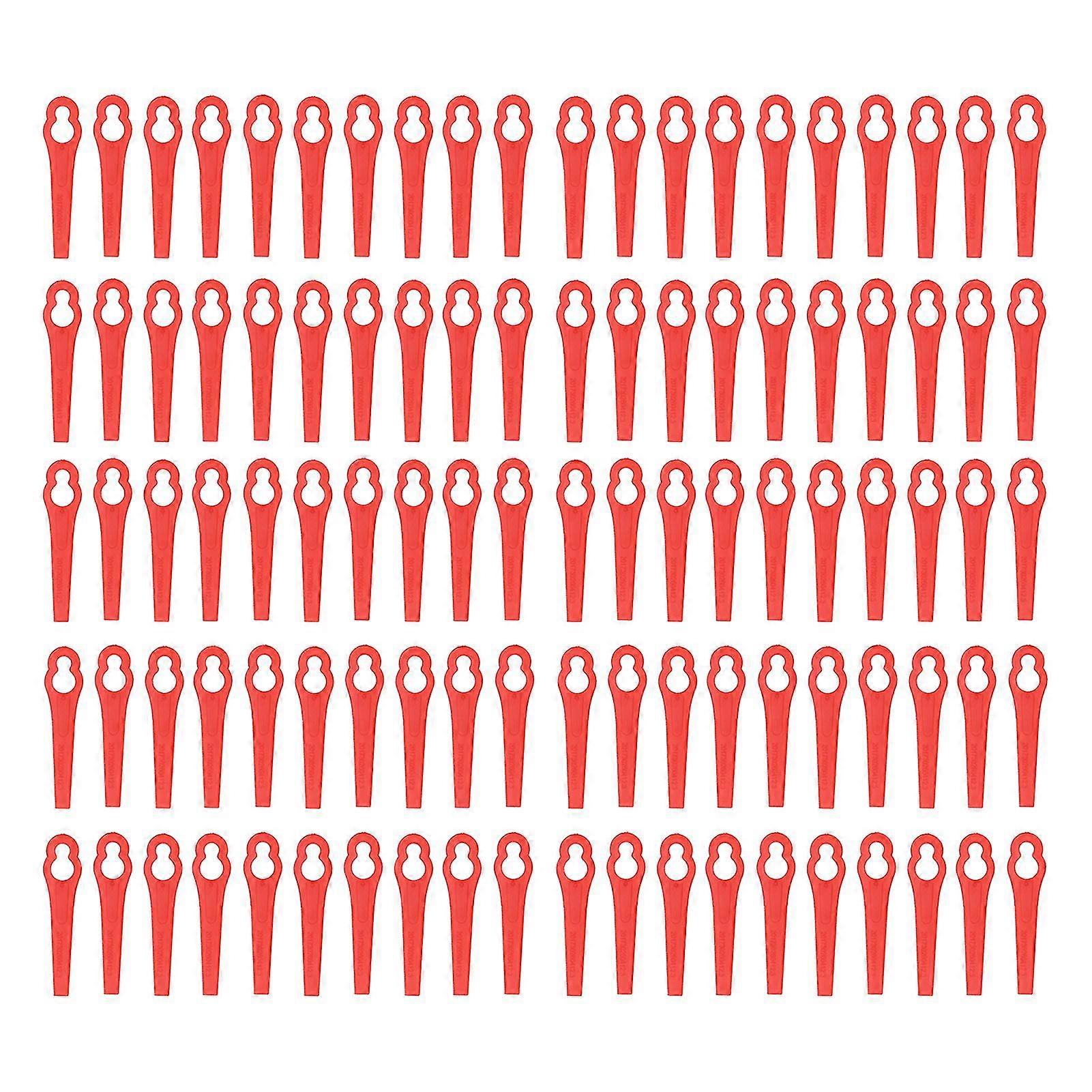 Plastic Trimming Blades for Lawn Mowers 100Pcs Gourd Type Cutting Replacement Garden Pruning Tools
