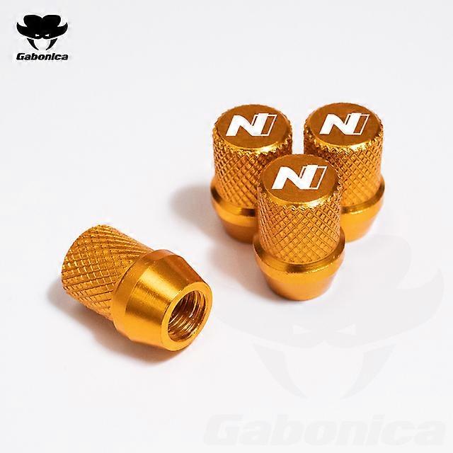 4pcs Car-Styling Car Wheel Tire Valve Stem Air Cap Car Accessories For Hyundai N LINE KONA ACCENT TUCSON SANTA Creta Kauai Azera shry