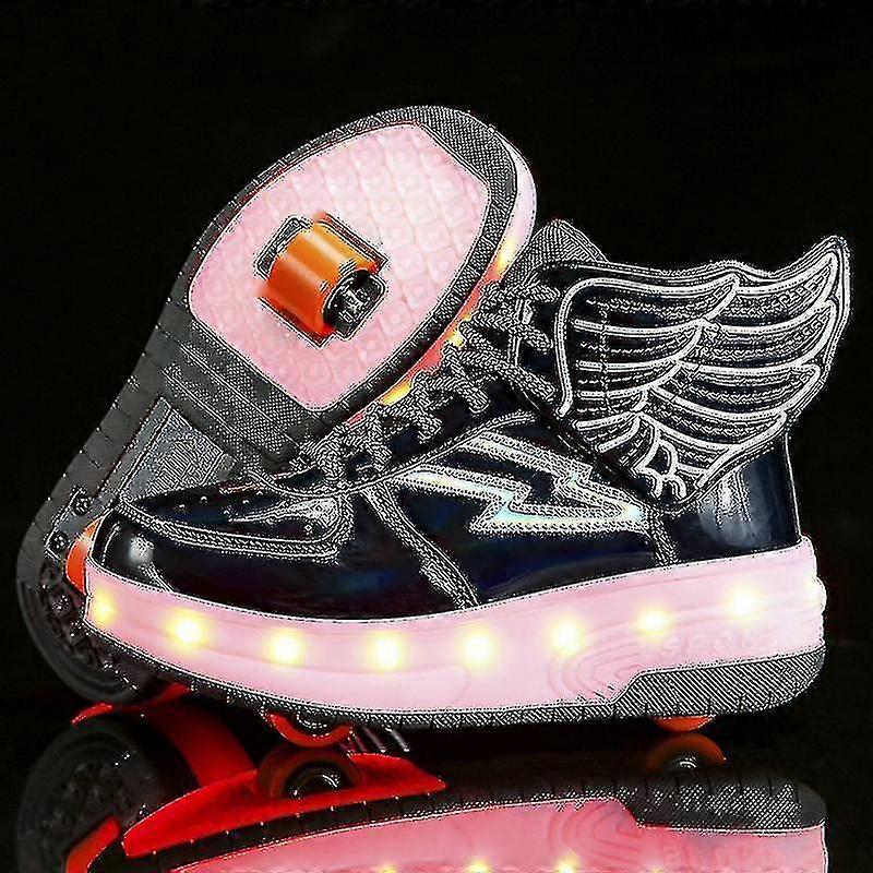 Kids Led Light-emitting Shoes With Wheels, Roller Skates Shoes