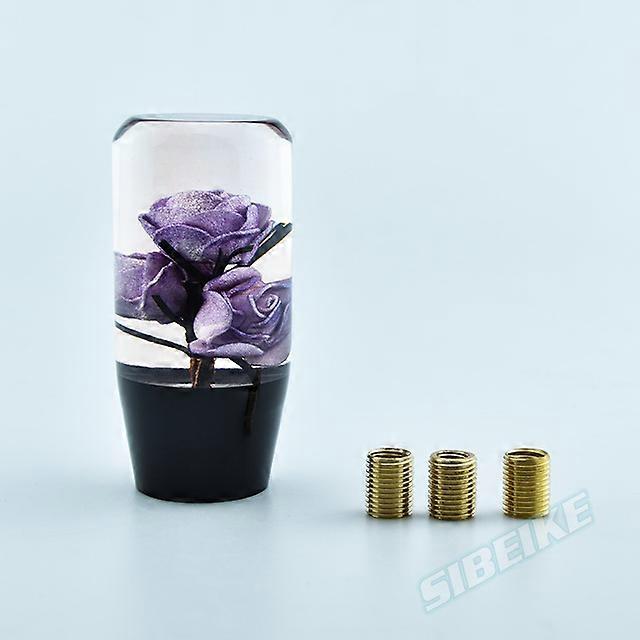 10cm Gear Shift Knob Real Flower Car Accessories Lever Change Knob