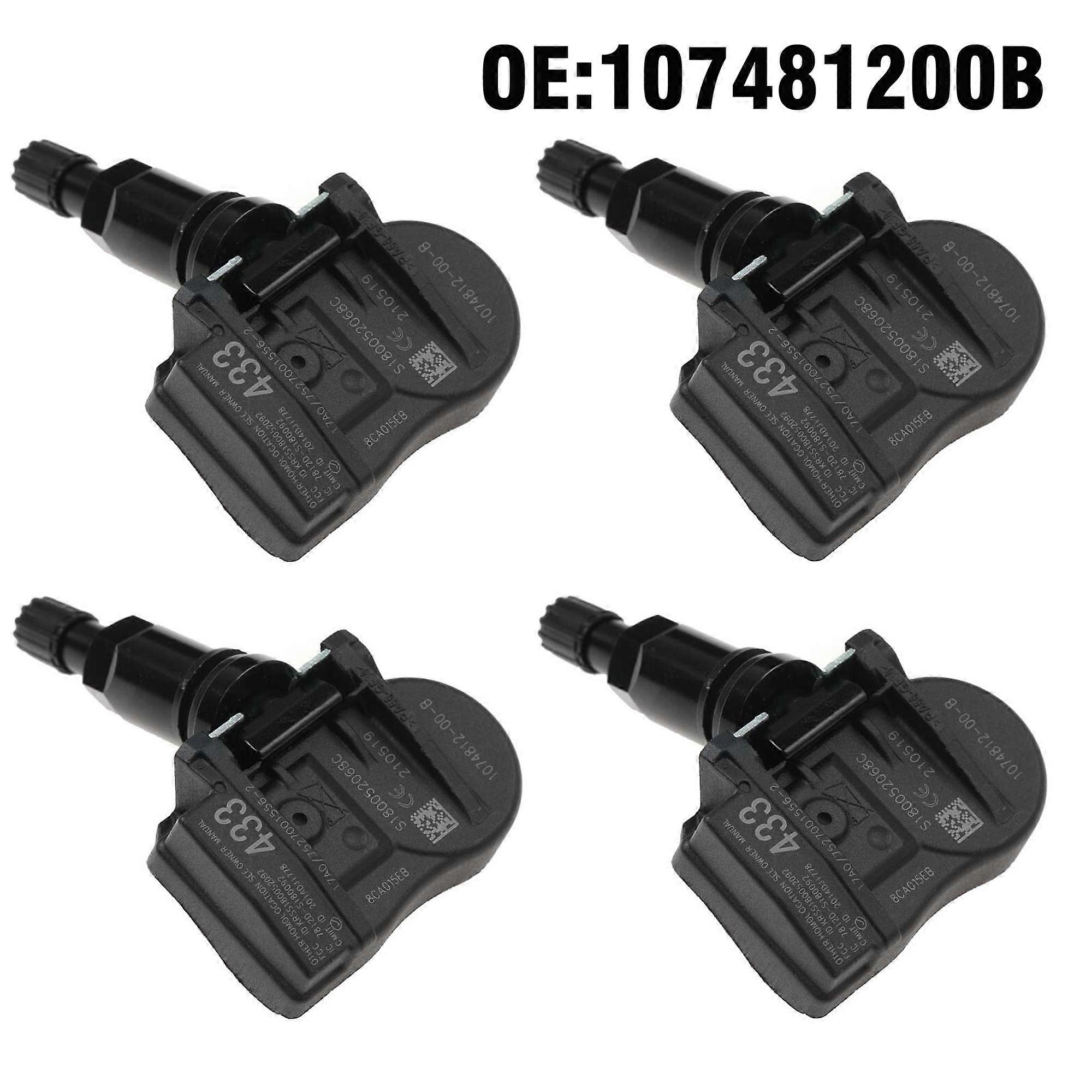 For Tesla Model 3 Model S Model X Vehicle Sensors Tire Pressure Monitoring System 433MHz 107481200B