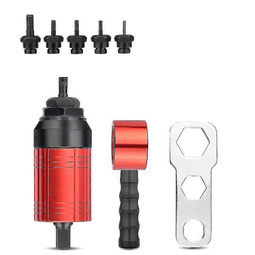 Detachable Manual Electric Rivet Nut Tool Conversion Accessories Hand Rivet Nut Tool Pneumatic Rive (1set) Banmo